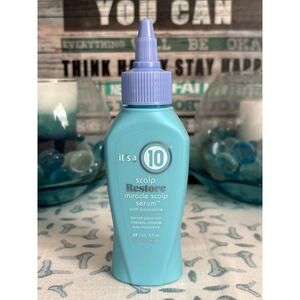 It’s a 10 scalp Restore miracle scalp serum